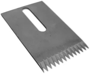 Tape knife case sealer blade